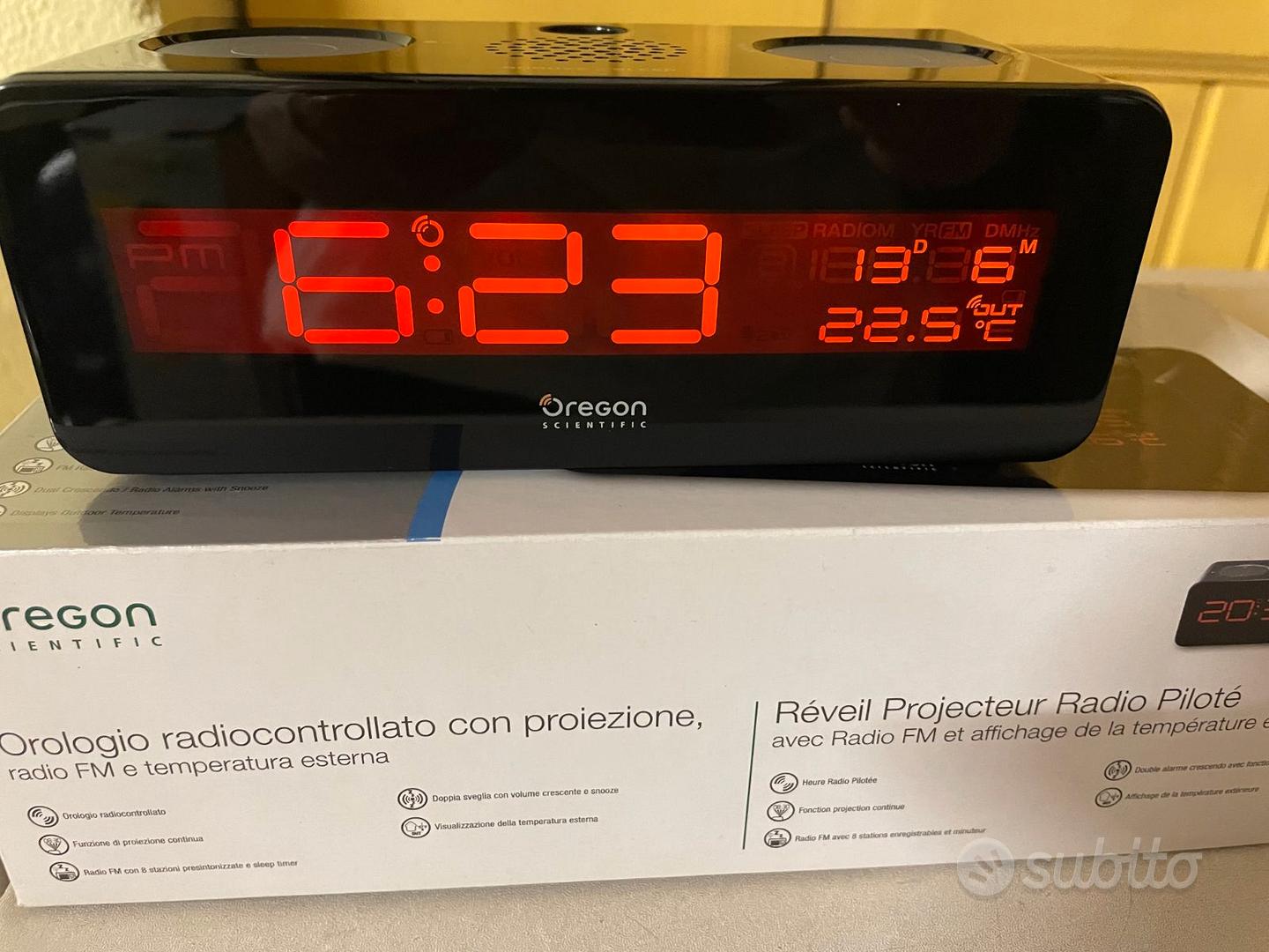 RSB-0719 - RADIO SVEGLIA AM/FM TERMOMETRO PER TEMPERATURA INTERNA