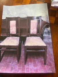 divano più 2 sedie  di antiquariato 