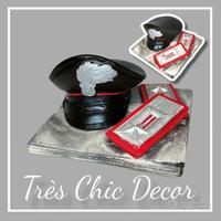 Berretto Capitano donna e composizione Carabinieri