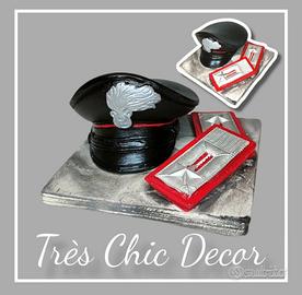 Berretto Capitano donna e composizione Carabinieri