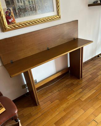 Tavolo ripiegabile in legno con alzatina