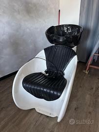 Lavatesta Professionale Design Moderno - Nero/Bian