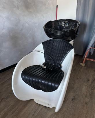 Lavatesta Professionale Design Moderno - Nero/Bian