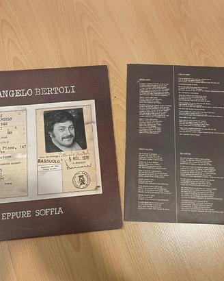 Vinile Pierangelo Bertoli “eppure soffia”