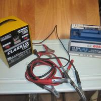 BATTERIE-BOSCH DA 70 AH +CARICA-BATTERIA + CAVI