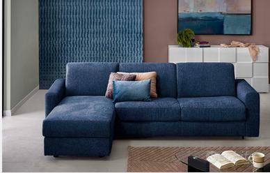 divano letto a ribalta angolare con contenitore