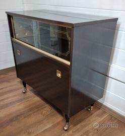 Mobile bar vintage  con ruote. 