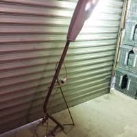 Lampione stradale retro vintage anni 60/70 palo