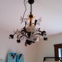 Lampadario in vetro di Murano fatto a mano