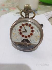 Orologio da tasca Hebdomas 8 giorni con cordoncino
