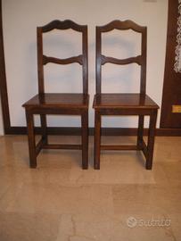 Sedie in legno originali anni 60