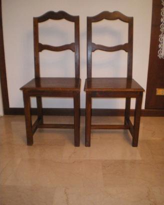 Sedie in legno originali anni 60