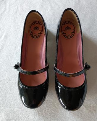 Fornarina scarpe Mary Jane n° 38 vernice nera