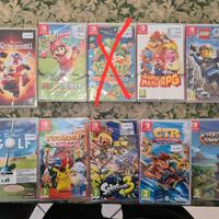 Giochi Nintendo Switch Nuovi(A Singoli o Multiple)