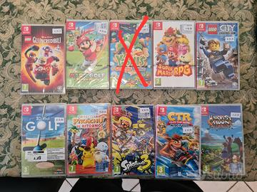 Giochi Nintendo Switch Nuovi(A Singoli o Multiple)