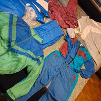 Giacca salopette tuta neve anni 80 vintage