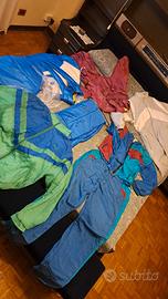 Giacca salopette tuta neve anni 80 vintage