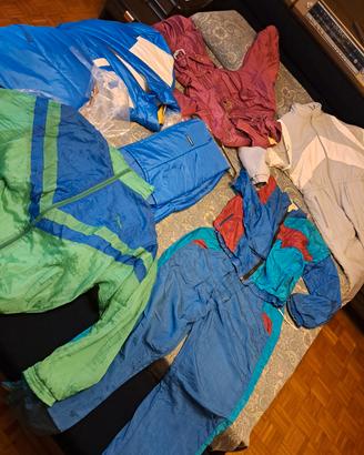 Giacca salopette tuta neve anni 80 vintage