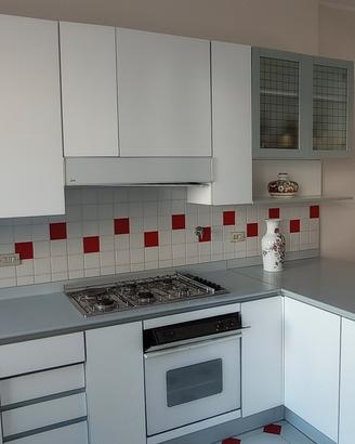 Grande cucina con penisola a L.