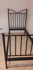 Letto Ikea una piazza in metallo - solo struttura