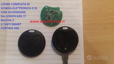 Smart 450 / 451 chiave telecomando e chip 433mhz