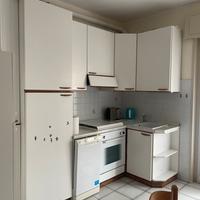 Cucina angolare moderna legno massello