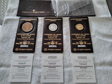 Oro argento bronzo Sci Alpino Valtellina 1985