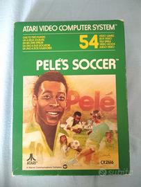 Videogioco Atari Pelé soccer anni 80 