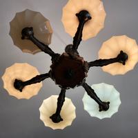 Lampadario art deco anni 50