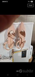 Scarpe rosa antico mis. 38 tacco 6