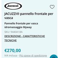 Pannelli Jacuzzi Idromassaggio Mod Soluzione