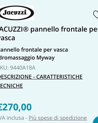 Pannelli Jacuzzi Idromassaggio Mod Soluzione