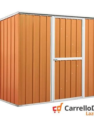 Casetta giardino in Acciaio 260x185 legno chiaro