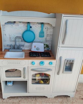 Cucinetta in legno KidKraft+giochi