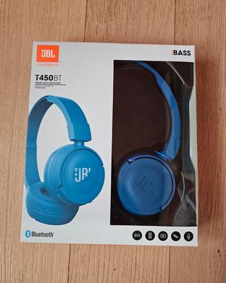 Cuffie bluetooth JBL T450BT blu NUOVE
