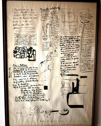 Quadro Vintage 1969 BLACK POWER Marotta Napoli