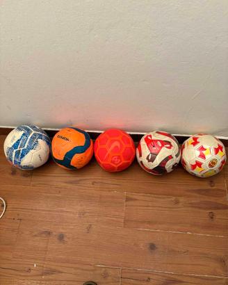 4 Palloni da calcio a 5 professionali, in cuoio