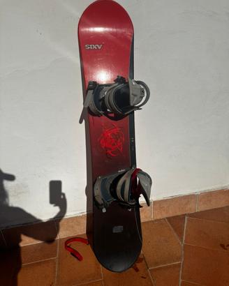 Snowboard Sixy Axis 144 cm  + Attacchi Elfgen