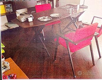 SCRIVANIA TL2 FRANCO ALBINI E SEDIE LUISA  POGGI