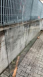 lastra di vetro trasparente