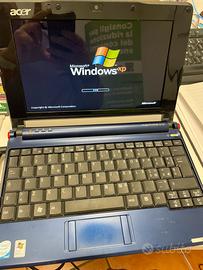 Acer aspire one blu mini portatile