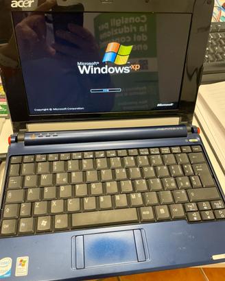Acer aspire one blu mini portatile