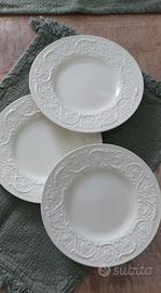 8 piatti piani WEDGWOOD PATRICIAN - AVORIO DESSERT