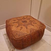 Pouf Marocco in pelle