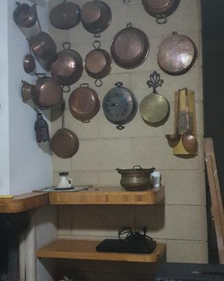 Oggettistica in rame da cucina 