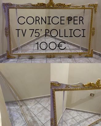 Cornice per tv 75 pollici