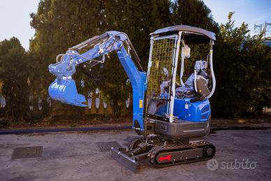 Mini Escavatore 15q PRO - KUBOTA CARRO ALLARGABILE