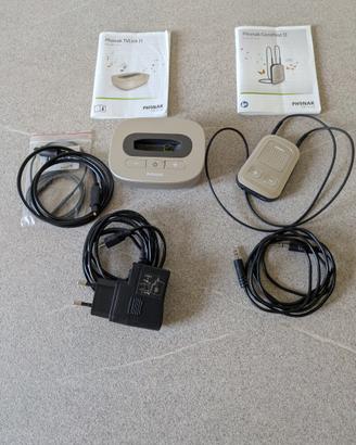 Phonak TVLINK II e Com Pilot II TV + kit viaggio