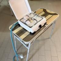 Tavolino campeggio + fornelletto