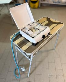 Tavolino campeggio + fornelletto